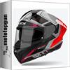 MOTOTOPGUN AIROH MATRYX ROCKET RED FLUO GLOSS XS