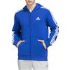 ADIDAS Giacca in pile con cappuccio Essentials - Blu elettrico