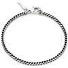 Giovanni Raspini / Uomo / bracciale grumetta quadra piccola misura L / argento - 12583L