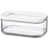 Mepal - Contenitore per Alimenti Modula - Contenitore Trasparente con Coperchio - Organizzatori da Cucina e Contenitore in Plastica - Impilabile ed Ermetico - 425 ml - White