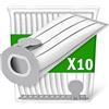 ROMIVO 10 Sacchetti per Vorwerk Folletto VK7 FP7 VK7S FP7S, Sacchetto Filtri di Ricambio per Kobold VK7 Filtro Sacchi Accessori