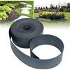 ACXIN Bordo per prato in plastica antracite, 10 m, rotolo di bordi per aiuole, limiti, vialetti di ghiaia, bordatura per aiuole in 100% plastica PP (120 x 2 mm, antracite)