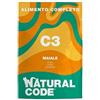 Generico Natural Code Cibo Umido Sfilaccetti per Gatti in Bustina, alimento completo per gatti di tutte le taglie e razze, C03 MAIALE, 12 bustine da 70 grammi l'una, 12x70gr.