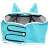 Jinhxofs Maschera Anti-Ditteri Cavallo Design Occhi Aperti Maschera Cavallo Rete Paraorecchie Attrezzatura Equina, Blu, S