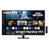 Samsung Smart Monitor M7 (S43FM702), Flat 43'', 3840x2160 (UHD 4K), Smart Hub con AI, Office 365, Gaming Hub, Speaker Integrati, Telecomando, WiFi, HDMI, USB-C
