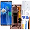 H&LYCYJ Display Schermo per Samsung Note9 TFT Dorato con Cornice