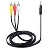 Guy-Tech Cavo AV A/V TV Out 5ft adatto per Sony DCR-PC350 DCR-PC120 DCR-PC115 DCR-PC110 e