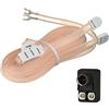 Superbat Antenna Radio FM 1.6m Antenna Dipolo Interna 75Ohm con Trasformatore 300Ohm a 75Ohm (Adattatore F Maschio a Balun) Kit per Ham Radio Yamaha Sony Bose Natural Sound Ricevitori Stereo