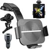 Olycism Dual Coils - Caricatore rapido wireless da auto, 15 W, con funzione di ricarica, per Samsung Galaxy Z Fold 6/5/4/3 USB QC 3.0