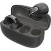 JVC Nearphones HA-NP1T-B, Cuffie in stile Earcuff con archetto lucido, vestibilità comoda, connessione multipoint, Bluetooth 5.3, autonomia di 24 ore, compatibili con app - Nero