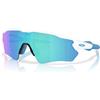 Oakley Occhiali Oakley Radar ev s path bianco lucido lente prizm sapphire