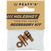 Peaty's Kit valvole Peaty's Tubeless holeshot fast flow arancione
