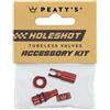 Peaty's Kit valvole Peaty's Tubeless holeshot fast flow rosso