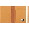 STAR VISTA Albatross - Porta passaporto da viaggio in pelle, design minimalista, custodia in pelle pieno fiore per uomini e donne, portafoglio sottile per passaporto, bifold, blocco RFID, AirTag in