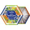 Equilibra Integratori Alimentari Tisane, Cofanetto Night & Day Collection, 100% Ingredienti Funzionali, Selezione di 3 Diverse Tisane, Materiali 100% Riciclabili, Box Regalo, 60 Filtri