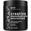 Rock The Protein Creatina Monoidrata Micronizzata RTP, 320 g Vegan | 3000 mg pura per dose, Creatina in polvere per Sport, Palestra, Pre e Post Workout, Senza Glutine e Lattosio