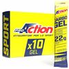 ProAction Carbo Sprint Gel Energetico | Gel Carboidrati per Ciclismo, Running e Corsa | Energy Gel Sport 22g Carboidrati per Stick | Box da 10 Stick