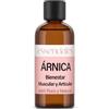 ESSENCIALES Olio Vegetale di Arnica 100 ml - 100% Puro e Naturale - Per Pelle, Massaggio e Cosmetica Fai da Te