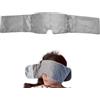 THXFUNAREA Mascherina per Dormire con Peso, Maschera Sonno Occhi Morbida, Mascherina per Dormire per Dormire Ponderata, Copri Occhi per Dormire Profondamente per Donna e Uomo(grigio)