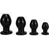 BDSMJOY Plug anale cavo con connettore, giocattolo anale butt plug, speculum anale, dilatatore vaginale, tunnel anale, divaricatore anale,giocattolo sessuale erotico per donne e uomini (Set da quattro pezzi)