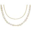 Fossil Women's Beads and Stainless Steel with lobster clasp closure multi layered necklace