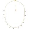 Fossil Collana da donna in ottone con chiusura a moschettone