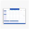 Pigna - 1 pezzo, sottomano, desk planner MONOCROMO
