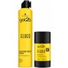 Schwarzkopf Bundle di Got2b, Glued Lacca, Tenuta Ultra Forte, Spray per i Capelli ad Alta Tenuta, Fissaggio Forte, 300 ml + Got2b Glued Wax Stick 50g, Stick Cera Capelli per Look Lisci e Sleek