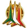 miss divisa Frecce Tricolori mini spilla - Pin in Metallo Smaltato Oro cm 1,5