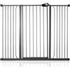 Safetots Cancelletto di Sicurezza Extra Alto in Metallo con Chiusura a Pressione, 139,8cm - 147,4cm, Grigio Ardesia, 104cm di Altezza, Cancelletto per Scale Extra Alto, Cancelletto per Bambini Alto