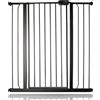 Safetots Cancelletto di Sicurezza Extra Alto in Metallo con Chiusura a Pressione, 94,3cm - 101,9cm, Nero Opaco, 104cm di Altezza, Cancelletto per Scale Extra Alto, Cancelletto per Bambini Alto