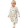 Duomiaomiao Sacco nanna con gambe, 2,5 Tog, caldo sacco a pelo con piedi, 100% cotone, coperta indossabile per bambini, (2-3 anni, panda)