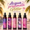 Acqua Profumata Glitterata 100 ml - Body Mist Glitter con Effetto Luminoso - 5 Fragranze a Scelta FLOWER POWER