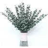 HAOSHICS 45 cm steli di eucalipto artificiali foglie di eucalipto per bouquet da sposa centrotavola fiori composizione floreale casa casa e ufficio (24)