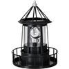 Operitacx 1pezzi Lampada Solare Led Rotante Da Giardino Faro Decorativo Per Esterni Luce Paesaggistica Funzionamento Automatico E Risparmio Energetico