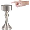 Maimeili Lampada da Tavolo LED Touch Metallo Tipo Beauty Ricaricabile a Batteria Portatile Regolabile in Luminosità Design Retro per Ristorante Cena da Coppia Camera da Letto Bar KTV Picnic all'Aperto