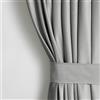 AmeliaHome Tenda effetto velluto, 140 x 270 cm, in acciaio, 1 pezzo, tenda oscurante con occhielli, in velluto, decorazione per finestra, leggera e luccicante