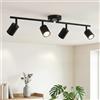 Sanyoung Faretti LED Soffitto Orientabili 4 Luci, Lampadario Faretti GU10