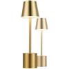 PYRAMIDEA Kit 12 Lampade da Tavolo Colore Gold LRP11G