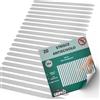 Gripko - 20 Adesivi Antiscivolo Trasparenti Bagno-Adesivi 45cm Antiscivolo per la Doccia Dritto - Adesivi per Il Bagno di Bambini e Anziani - Adesivo Antiscivolo Migliorato - Bagno Sicuro