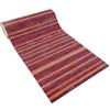 Casatessile CASA TESSILE Tappeto stuoia Bamboo Washed su Misura Passatoia Cucina Bambu, Tappeto Bamboo a Metraggio. - Rosso