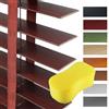 NRQCJM Tende Veneziane in Legno Su Misura per Interni Multicolore Tende Orizzontali Persiane Oscuranti per Finestra Soggiorno Cucina Camera 25 30 35 45 60 80 100 130 160cm Facili Da Montare(Mahogany)