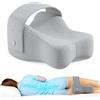 Eirolace Cuscino per Ginocchia Ortopedico, Cuscino per Gambe in Memory Foam con Cinghia Regolabile, Ergonomico per Dormire sul Fianco, Sollievo Sciatica, Mal di Schiena e Fianchi