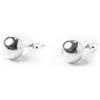 81stgeneration Orecchini a Bottone con Sfere in Argento Sterling da 7mm per Donna | Semplici Piccoli Orecchini a Perno Rotondi in Argento 925 | Gioielli Minimalisti Essenziali
