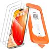 NEW'C 3 Pezzi, Pellicola Protettiva Schermo Intero per iPhone 17, 17 Pro, iPhone 16 Pro 6,3 pollici [Installazione Automatica], Vetro Temperato - Ultra Resistente - Adatta alla Custodia