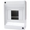 Electraline 60433 Centralino da Parete Senza Portello, 3/4 Moduli, Bianco