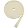 Amig - Paraspifferi adesivi in schiuma per porte d'ingresso e passeggio e finestre battenti e scorrevoli - 2 strisce da 5 m · 15 x 6 mm · Colore bianco, nastro isolante per evitare correnti d'aria