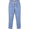 SCOTCH & SODA Pantaloni Uomo W31/L32 Blu In Lino Viscosa Wide Fit