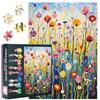 TISHIRON Puzzle da 1000 pezzi: fiori ad acquerello (50 x 70 cm) - arte floreale vintage, puzzle rilassante per adulti - decorazione creativa per la casa e oggetti da collezione