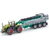 Siku 1827, Trattore Claas Xerion con carrobotte, 1:87, Metallo/Plastica, Verde, Barra irroratrice pieghevole con tubi di gocciolamento
